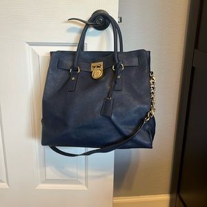 Navy Michael Kors Shoulder Bag